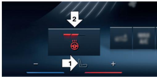 BMW Série 5 G60 - Réglage manuel du volant chauffant - 1