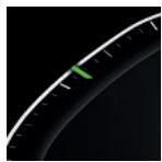 BMW Série 5 G60 - Repère sur l'indicateur de vitesse - 1