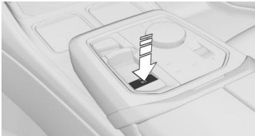 BMW Série 5 G60 - Mettre le levier selecteur en position P - 1