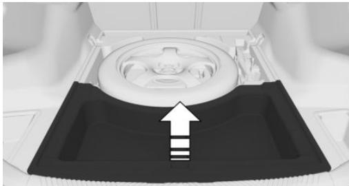 BMW Série 5 G60 - Retirer la roue de secours et lesrangements - 2