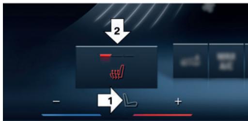 BMW Série 5 G60 - Réglage manuel du chauffage de siège - 1