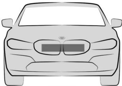 BMW Série 5 G60 - Captive radar avant - 1