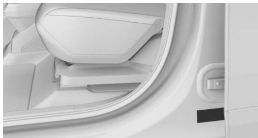 BMW Série 5 G60 - Plaque constructeur sur le côté gauche - 1