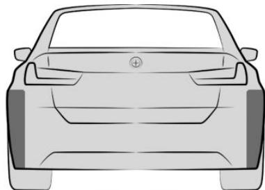 BMW Série 5 G60 - Capeurs radars latéraux, arrière - 1