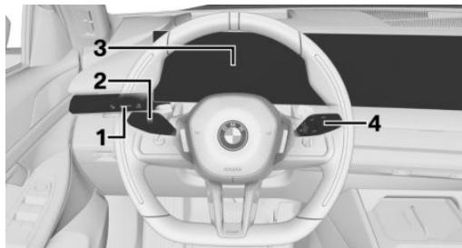 BMW Série 5 G60 - Autour du volant - 1