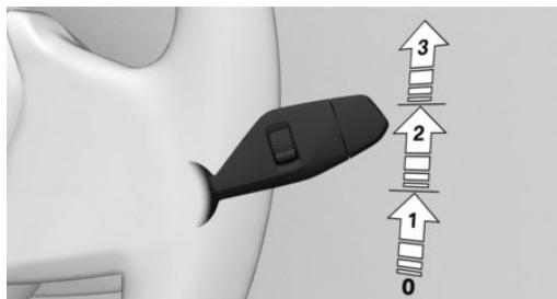 BMW Série 5 G60 - Activation/désactivation du détecteur de pluie - 1