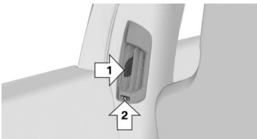BMW Série 5 G60 - Ventilation à l'arrière, sur les côtés - 1