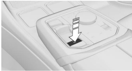 BMW Série 5 G60 - Mettre le levier selecteur en position P - 1