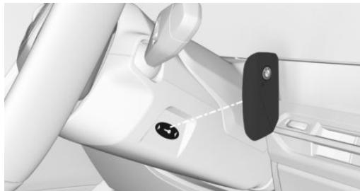 BMW Série 5 G60 - Reconnaissance de secours de la clé du vehicule - 1