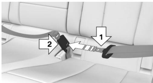 BMW Série 5 G60 - Débouclage de la ceinture de sécurité - 1