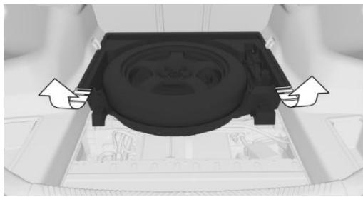 BMW Série 5 G60 - Retirer la roue de secours et lesrangements - 3