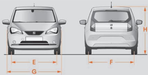 SEAT Mii Phase 3 (2019-2021) - Dimensions - 2