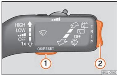 SEAT Mii Phase 3 (2019-2021) - Manipulation avec le levier d'essuie-glace - 1