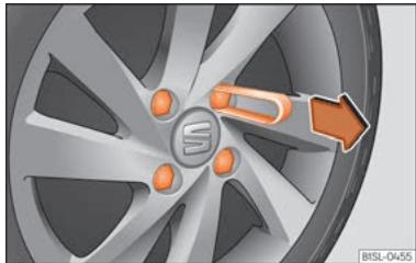 SEAT Mii Phase 3 (2019-2021) - Capuchons de boulons de roue - 1
