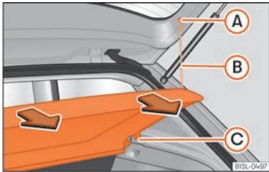 SEAT Mii Phase 3 (2019-2021) - Plage arrriere du coffre à bagages - 1