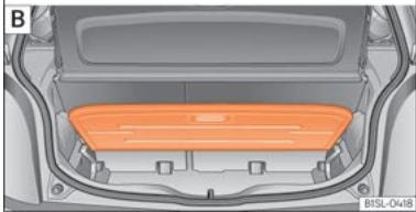 SEAT Mii Phase 3 (2019-2021) - Plancher de coffre à bagages modulable - 2