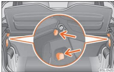 SEAT Mii Phase 3 (2019-2021) - Crochets pour sacs - 1