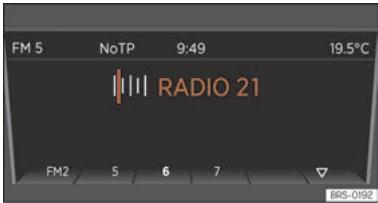 SEAT Mii Phase 3 (2019-2021) - Mémoriser les stations sur les touches de station mémorisée - 1