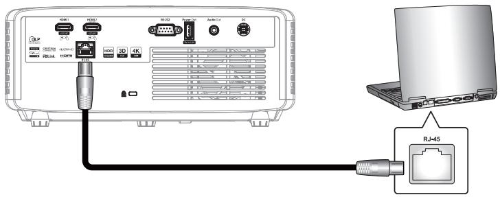 OPTOMA UHZ35 - LAN RJ45 - 1