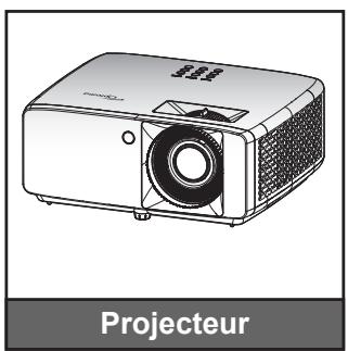 OPTOMA UHZ35 - Accessoires standard - 1