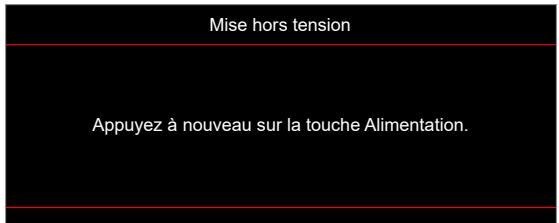 OPTOMA UHZ35 - Mise hors tension - 1