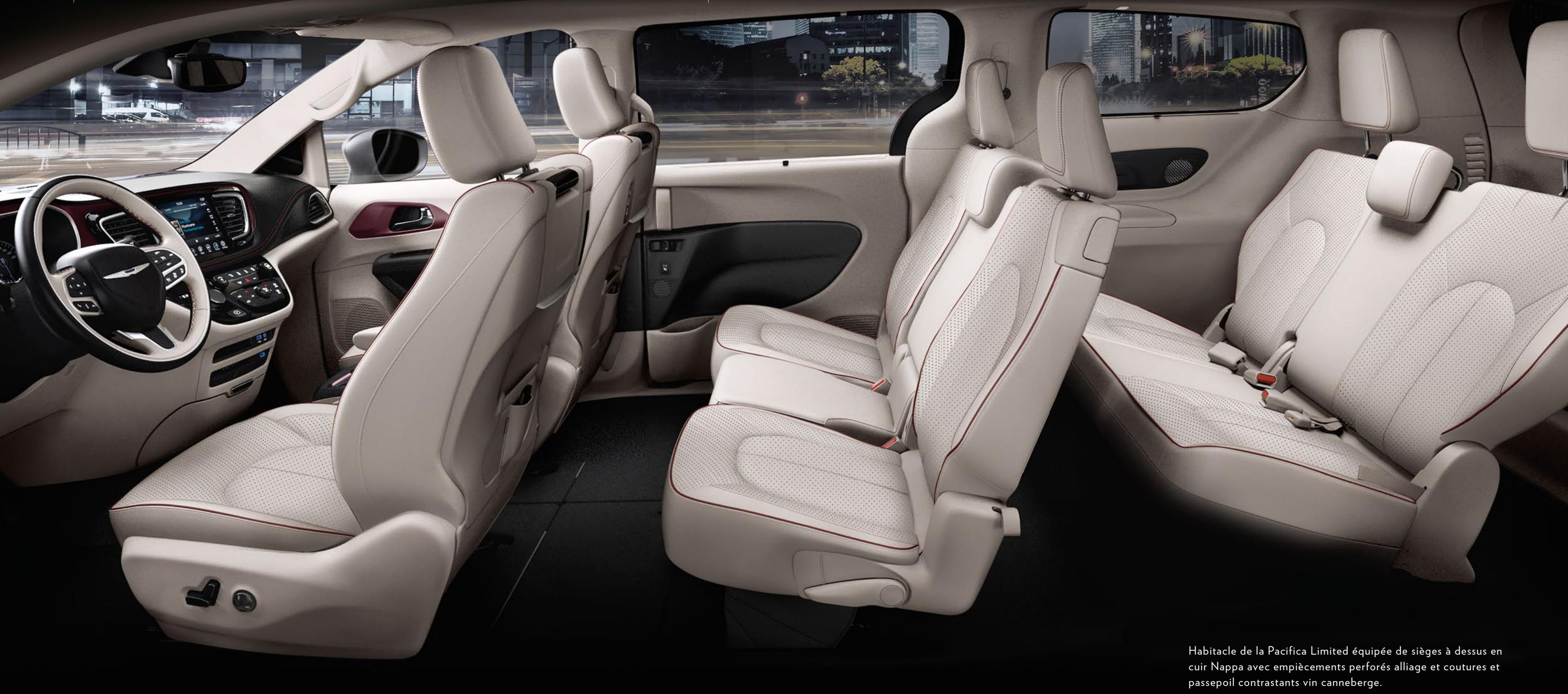 Chrysler Pacifica 2 (2017) - DES PLACES CONFORTABLES POUVANT ACCUEILLIR JUSQUÀ HUIT PASSAGERS - 1