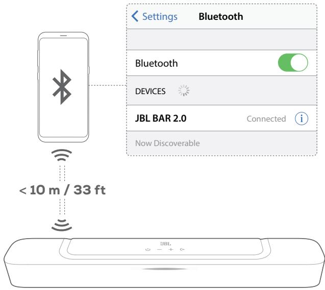 JBL BAR2.0ALLINONEMK2 - Connexion Bluetooth - 1