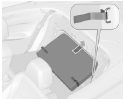 OPEL Cascada (2013-2019) - Rangement du déflecteur d'air - 1