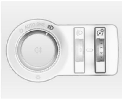 OPEL Cascada (2013-2019) - Commande d'éclairage du tableau de bord - 1