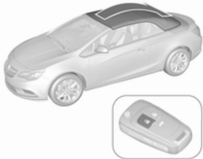 OPEL Cascada (2013-2019) - Utilisation avec la télécommande radio - 1