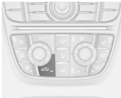 OPEL Cascada (2013-2019) - Mode de recyclage d'air - 1