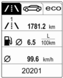 OPEL Cascada (2013-2019) - Centre d'informations du conducteur - 1