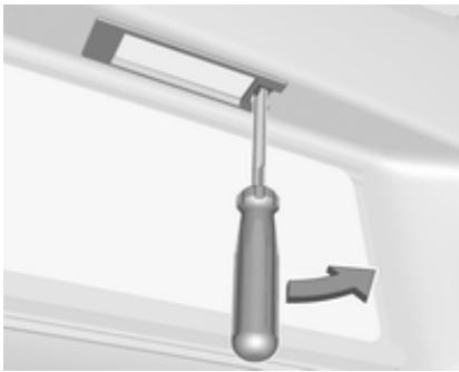 OPEL Cascada (2013-2019) - Éclairage de plaque d'immatriculation - 1