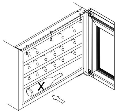 ROSIERES RWCB451 - Attention en posant vos bouteilles de vin - 1