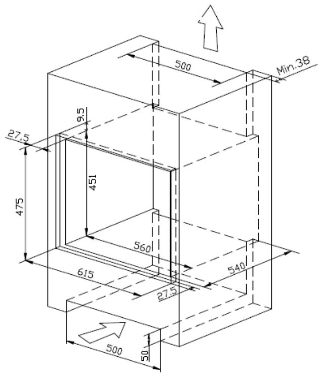 ROSIERES RWCB451 - Charnière supérieure (2) Interrupteur d'éclairage par l'ouverture de la porte (3) Plaque d'installation (4) Support (5) Charnière inférieure - 8
