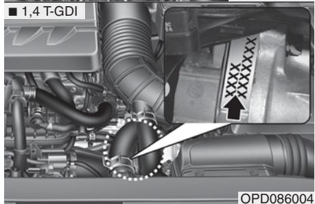 HYUNDAI i30 PD - 3 (2017-2020) - NUMERO DU MOTEUR - 2