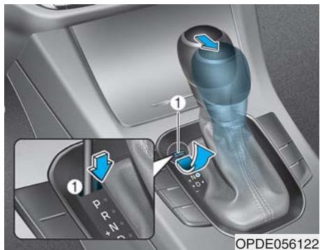 HYUNDAI i30 PD - 3 (2017-2020) - Déverrouillage du levier de vitesses - 1