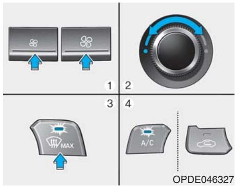 HYUNDAI i30 PD - 3 (2017-2020) - Pour dégivrer le pare-brise interieur - 1