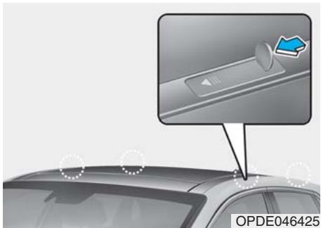 HYUNDAI i30 PD - 3 (2017-2020) - SUPPORT DE FIXATION POUR BARRE DE TOIT (LE CAS ÉCHÉANT) - 1