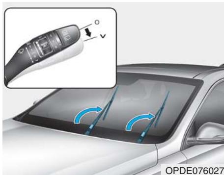 HYUNDAI i30 PD - 3 (2017-2020) - Position d'entretien des essuie-glaces avant - 1