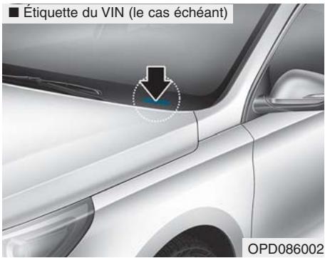 HYUNDAI i30 PD - 3 (2017-2020) - NUMERO D'IDENTIFICATION DU VEHICULE (VIN) - 2