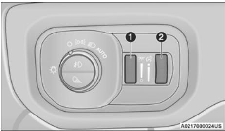 RAM 1500 (2019-2024) - Rheostat d'intensité lumineuse - 1