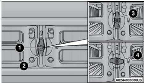 RAM 1500 (2019-2024) - Position de rangement - 1