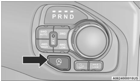 RAM 1500 (2019-2024) - DÉSACTIVATION MANUELLE DU SYSTÉME D'ARRÊT ET DE DEMARRAGE - 1