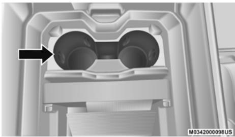 RAM 1500 (2019-2024) - Porte-gobelets des sièges avant - 1