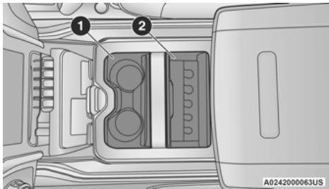RAM 1500 (2019-2024) - Console centrale de catégorie supérieure - selon l'equipement - 2