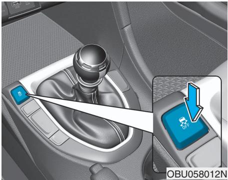 HYUNDAI Veloster (2018-2022) - Désactivation/activation de l'ESC - 1