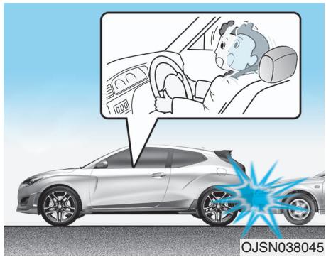 HYUNDAI Veloster (2018-2022) - Situations dans lesquelles les coussins gonflables pourraient ne pas se déployer - 2