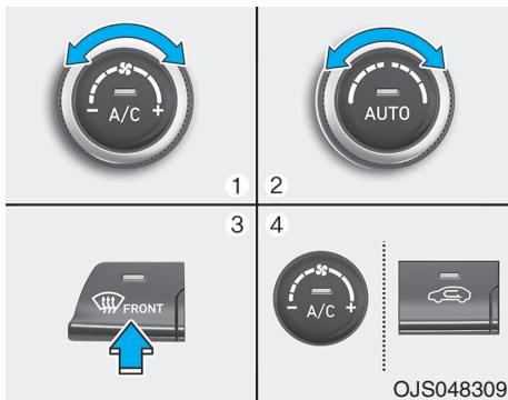 HYUNDAI Veloster (2018-2022) - Régulateur automatique de la température (si équipé) - 1