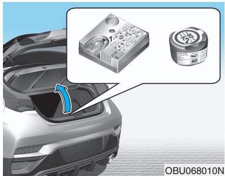 HYUNDAI Veloster (2018-2022) - Avec Une Trousse de Réparation de Pneu (TMK) (si équipé) - 1